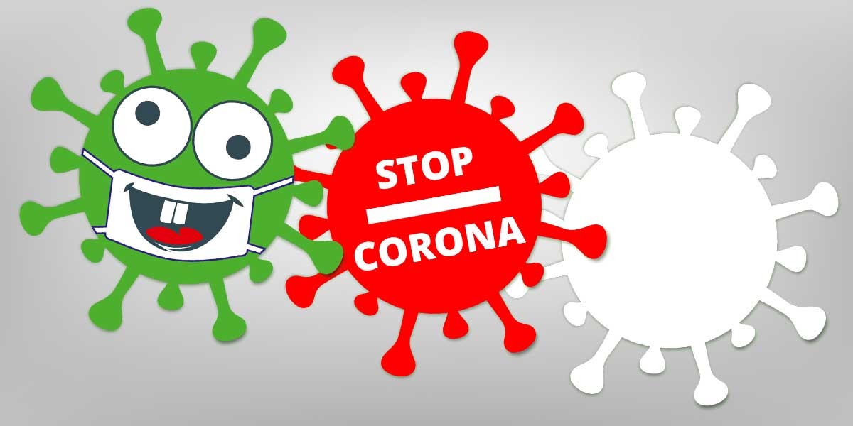 Informieren Sie Ihre Kunden über Covid-19 mit unserem formgestanzten Virus-Flyer